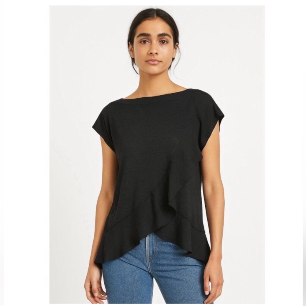 Banana Republic Top S Feminine Black